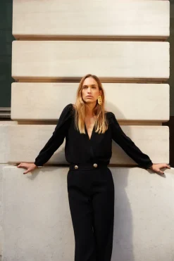 Best Maison Guillemette PANTALON PAULA NOIR