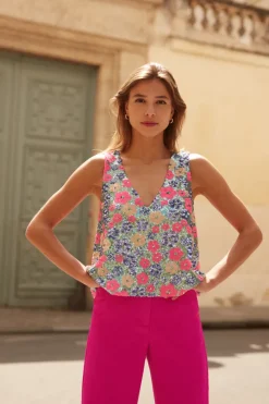 New Maison Guillemette PANTALON TARA ROSE PODIUM