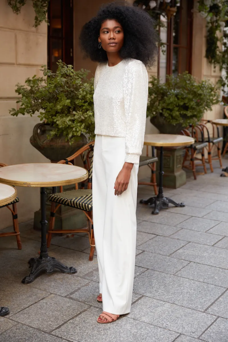 Outlet Maison Guillemette PANTALON TOSCANE - COLLECTION BLANCHE