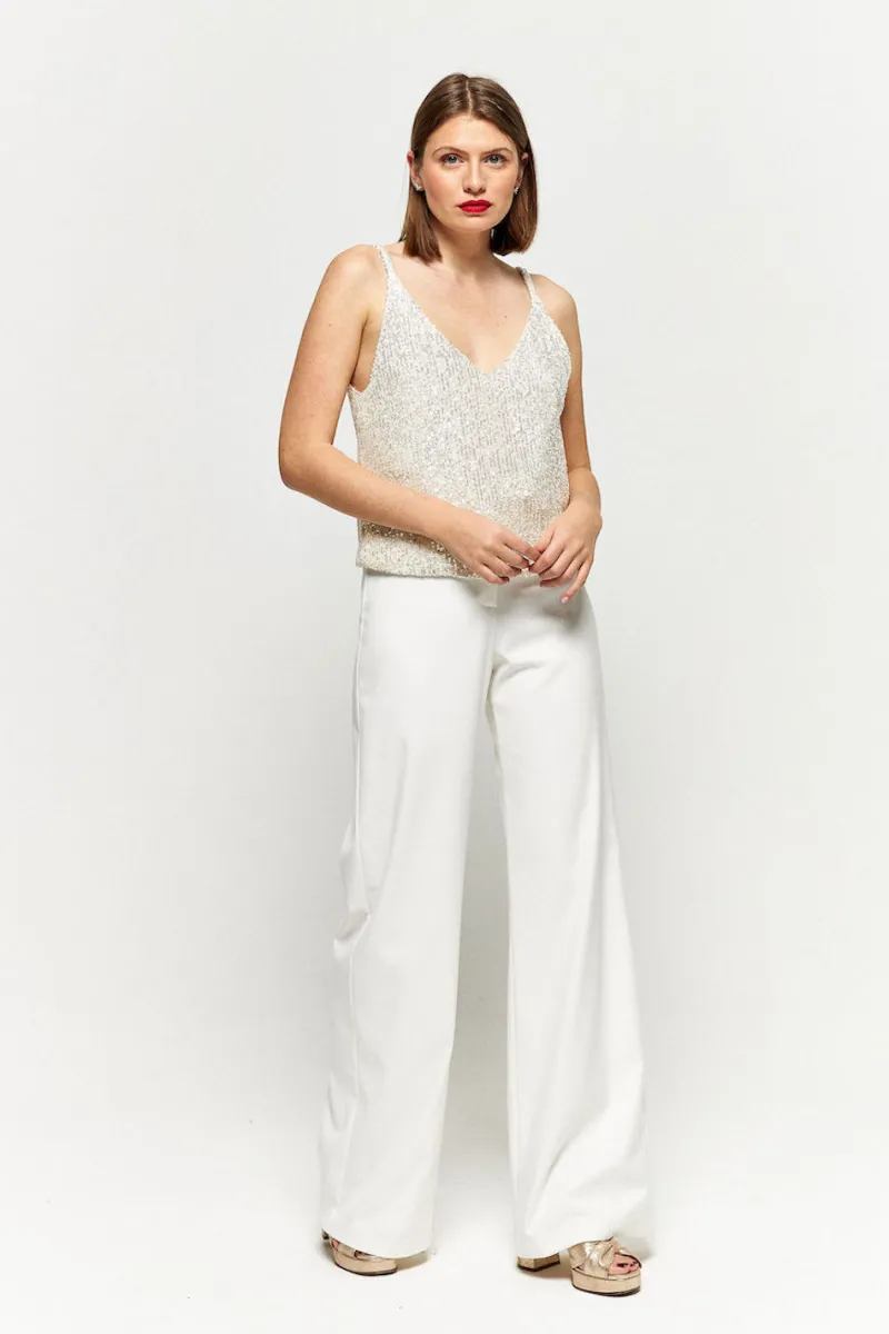 Outlet Maison Guillemette PANTALON TOSCANE - COLLECTION BLANCHE