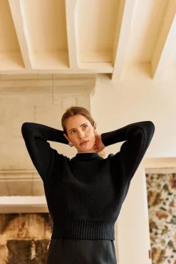 Online Maison Guillemette PULL CLAUDE NOIR