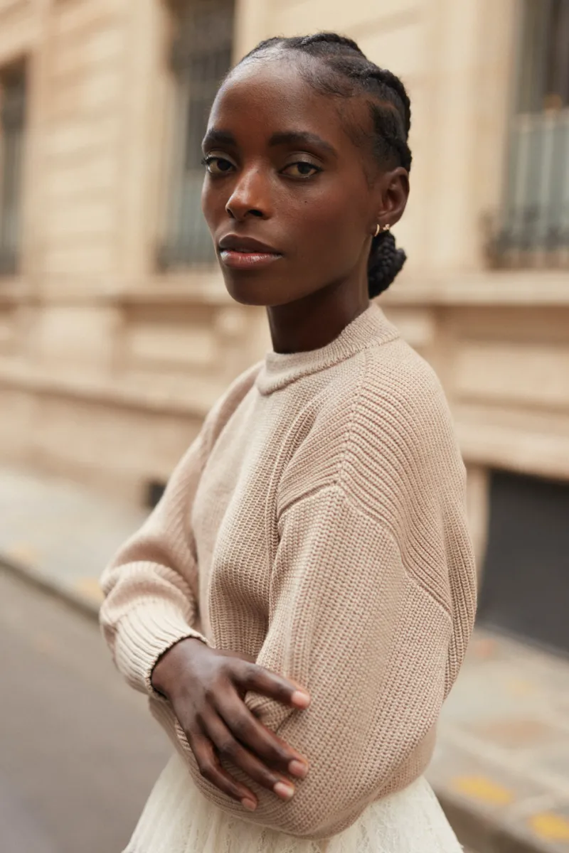 New Maison Guillemette PULL CLAUDE SABLE