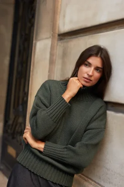 Best Sale Maison Guillemette PULL RODOLPHE KAKI