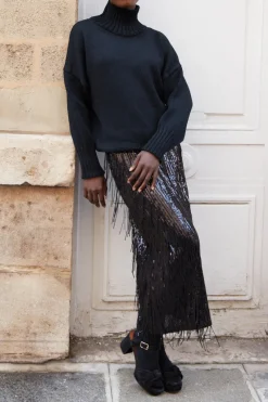 Online Maison Guillemette PULL RODOLPHE NOIR