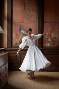 Cheap Maison Guillemette ROBE ANITA - COLLECTION BLANCHE