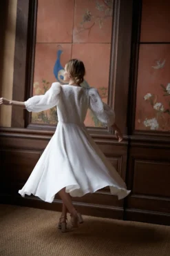 Cheap Maison Guillemette ROBE ANITA - COLLECTION BLANCHE