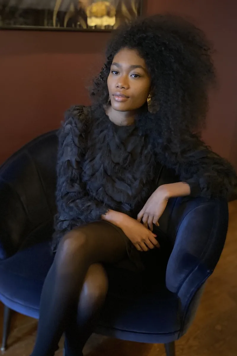 Fashion Maison Guillemette ROBE GREGORIA NOIRE