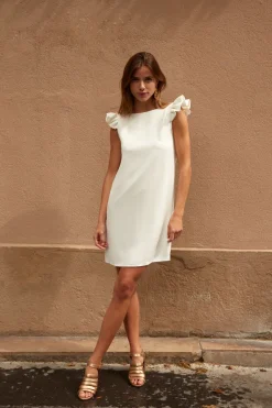 Discount Maison Guillemette ROBE HELIA - COLLECTION BLANCHE