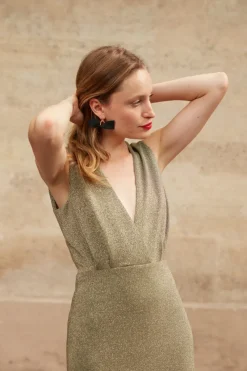 Outlet Maison Guillemette ROBE JERSEY OR