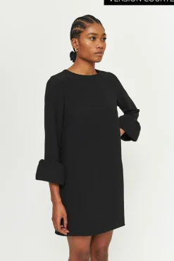 Sale Maison Guillemette ROBE LEONIE NOIRE - existe dans deux longueurs