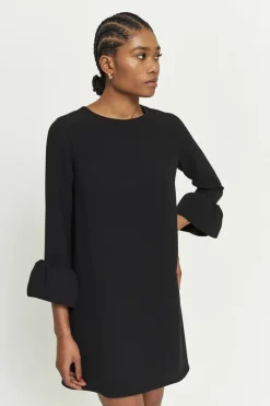 Sale Maison Guillemette ROBE LEONIE NOIRE - existe dans deux longueurs
