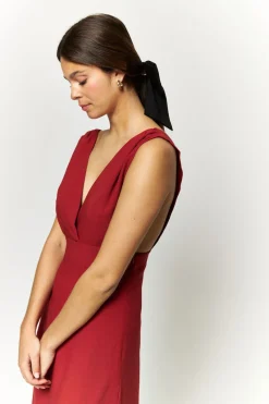 Shop Maison Guillemette ROBE LISANDRE ROUILLE SOLAIRE