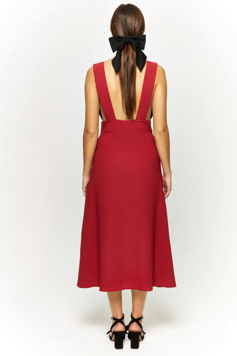 Shop Maison Guillemette ROBE LISANDRE ROUILLE SOLAIRE