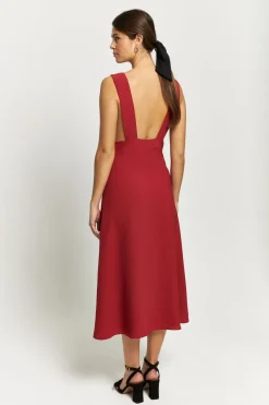 Shop Maison Guillemette ROBE LISANDRE ROUILLE SOLAIRE