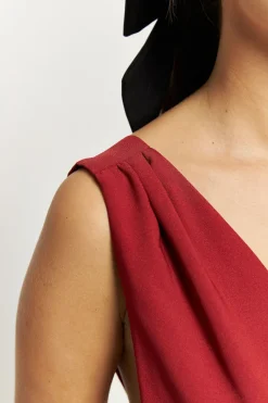 Shop Maison Guillemette ROBE LISANDRE ROUILLE SOLAIRE