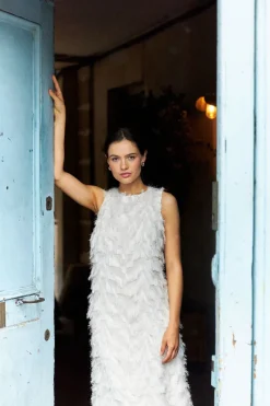 Sale Maison Guillemette ROBE LONGUE GREG - COLLECTION BLANCHE