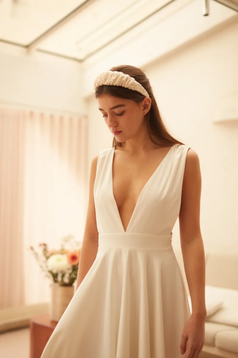 Outlet Maison Guillemette ROBE LYNE - COLLECTION BLANCHE