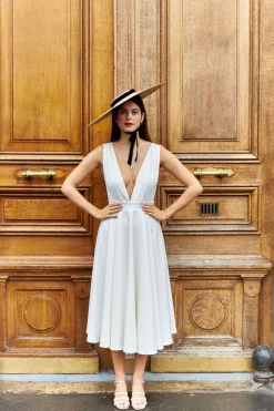 Outlet Maison Guillemette ROBE LYNE - COLLECTION BLANCHE