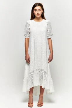 Discount Maison Guillemette ROBE MADDY - COLLECTION BLANCHE