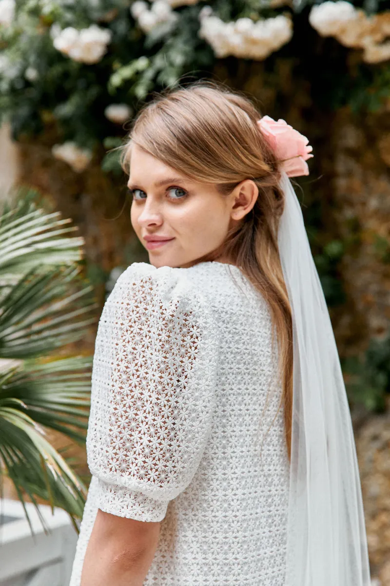 Discount Maison Guillemette ROBE MADDY - COLLECTION BLANCHE