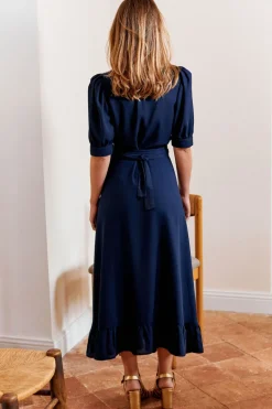 Shop Maison Guillemette ROBE PILAR MARINE