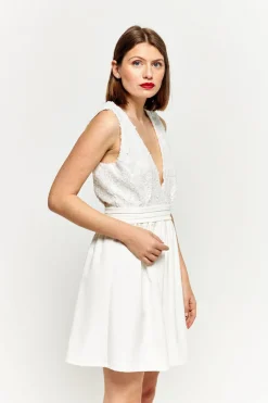 Cheap Maison Guillemette ROBE SEVILLA - COLLECTION BLANCHE