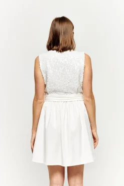 Cheap Maison Guillemette ROBE SEVILLA - COLLECTION BLANCHE