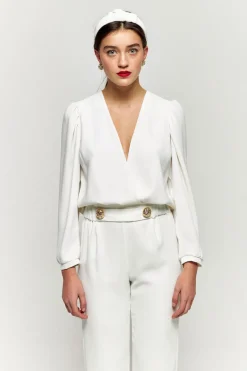 Flash Sale Maison Guillemette SERRE TETE AMORE - COLLECTION BLANCHE