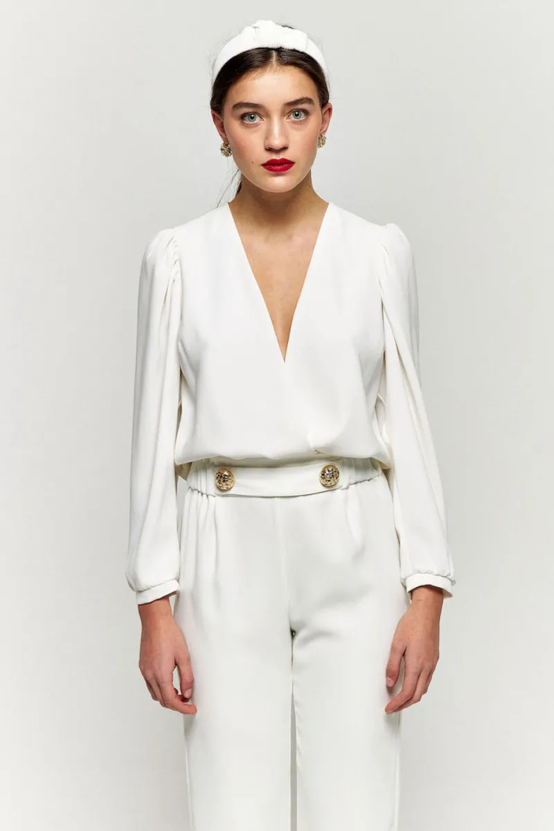 Flash Sale Maison Guillemette SERRE TETE AMORE - COLLECTION BLANCHE