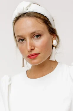 Flash Sale Maison Guillemette SERRE TETE AMORE - COLLECTION BLANCHE