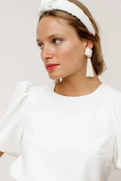 Flash Sale Maison Guillemette SERRE TETE AMORE - COLLECTION BLANCHE