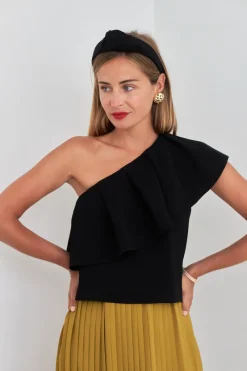 Fashion Maison Guillemette SERRE TETE AMORE NOIR - LES EMBLEMATIQUES