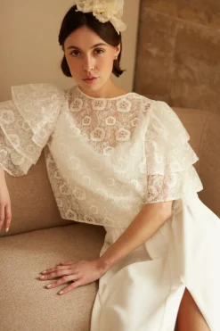 Cheap Maison Guillemette SERRE TETE FLORA - COLLECTION BLANCHE