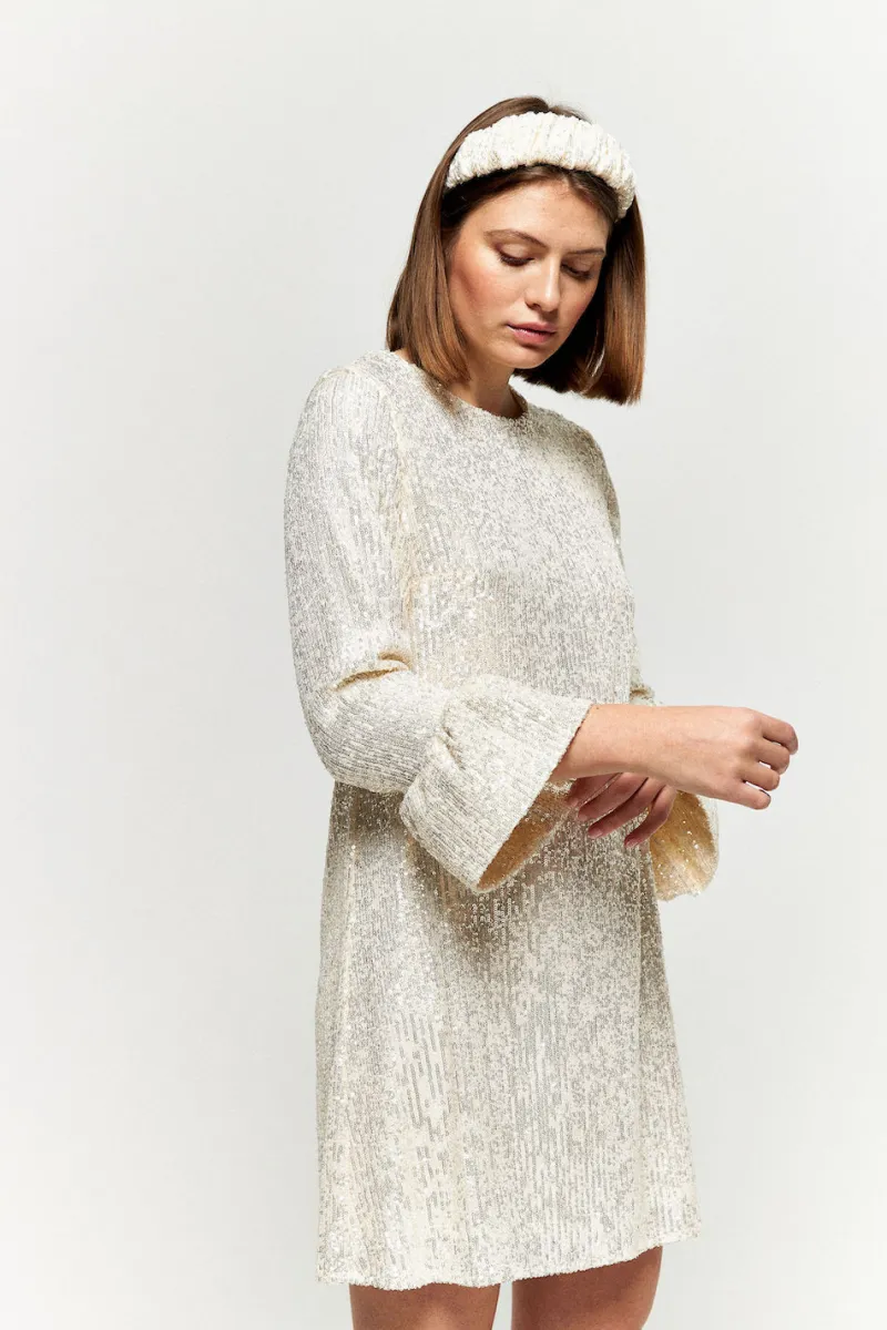 Discount Maison Guillemette SERRE TETE SWING IVOIRE - COLLECTION BLANCHE