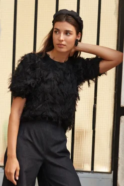 Shop Maison Guillemette SERRE-TÊTE SERENA NOIR