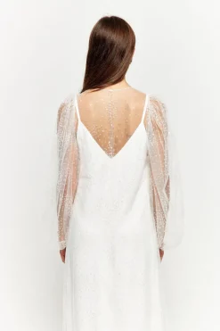 Fashion Maison Guillemette SUR-ROBE PLUIE DE PAILLETTES - COLLECTION BLANCHE