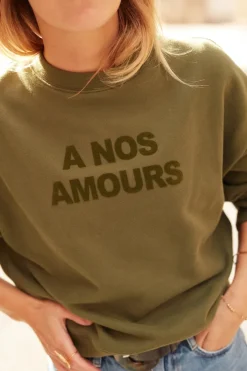 New Maison Guillemette SWEAT-SHIRT A NOS AMOURS - FEMME