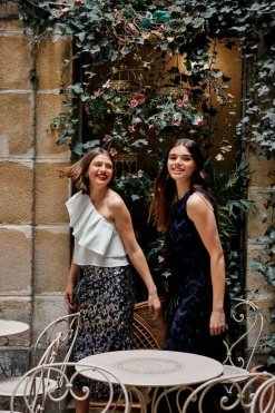 Online Maison Guillemette TOP ASYMETRIQUE IVOIRE