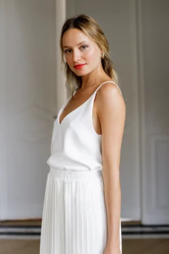 Clearance Maison Guillemette TOP BALLERINE - COLLECTION BLANCHE - existe dans deux longueurs