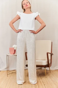 Shop Maison Guillemette TOP ROMA - COLLECTION BLANCHE