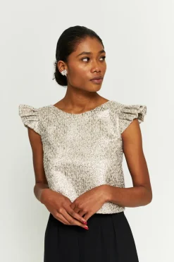 Hot Maison Guillemette TOP ROMA TWEED DORE - LES EMBLEMATIQUES