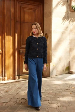 Shop Maison Guillemette VESTE GILET GREG MARINE