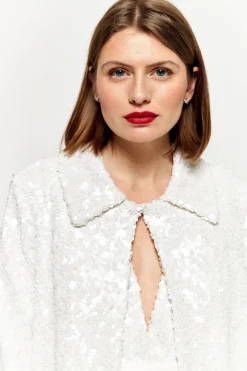 Cheap Maison Guillemette VESTE MANTEAU SANTIAGO - COLLECTION BLANCHE