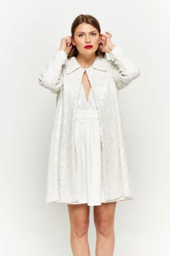 Cheap Maison Guillemette VESTE MANTEAU SANTIAGO - COLLECTION BLANCHE