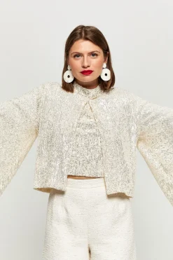 Best Sale Maison Guillemette VESTE SACHA - COLLECTION BLANCHE