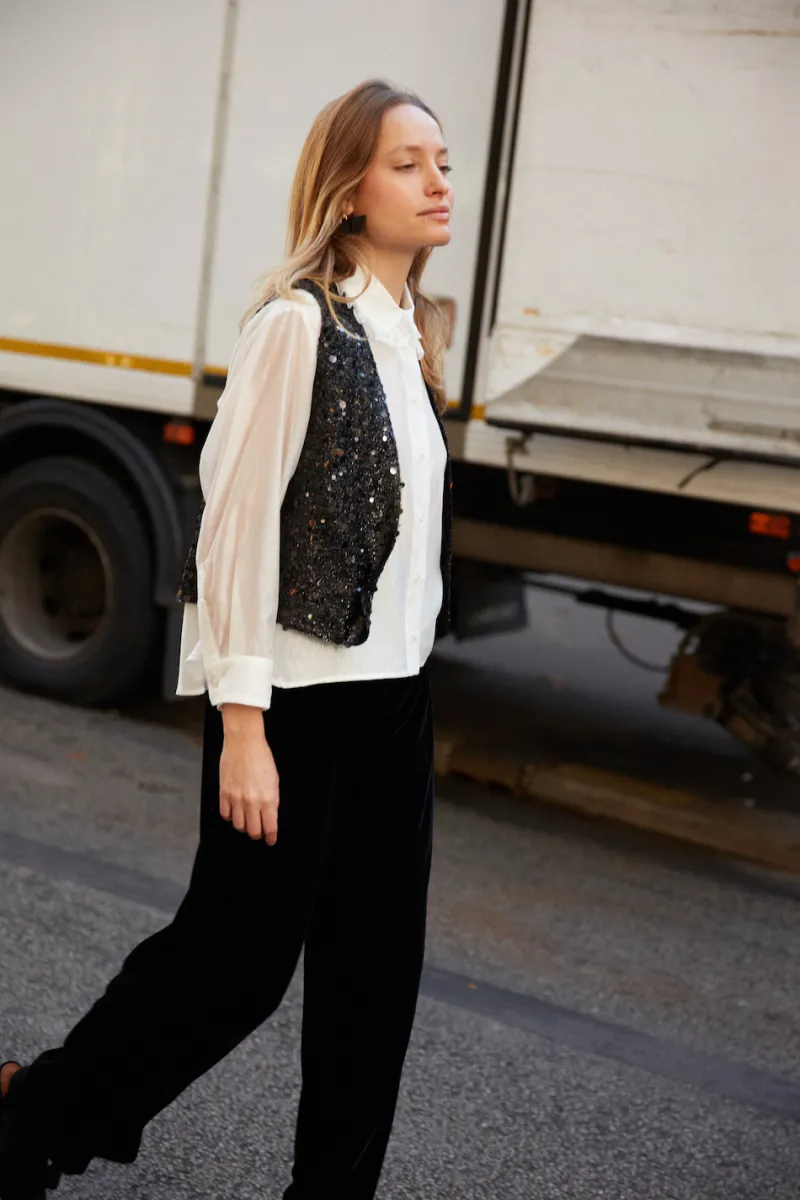 Hot Maison Guillemette VESTE SANS MANCHES ROMY