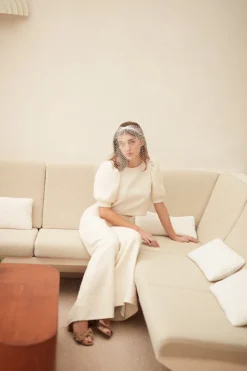 Best Sale Maison Guillemette VOILETTE BECKY - COLLECTION BLANCHE